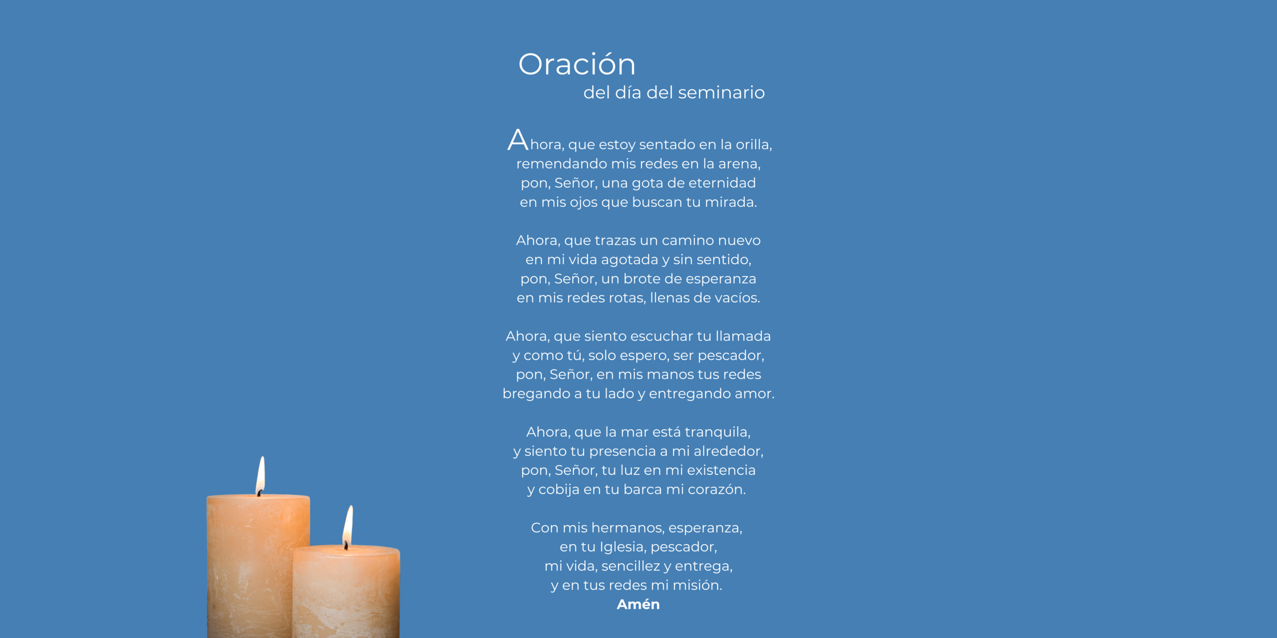 Oración del día del Seminario