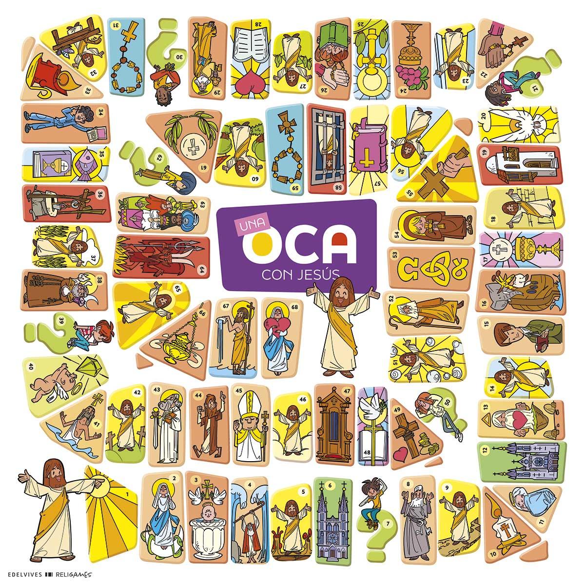 Preguntas que actualiza "Una oca con Jesús"
